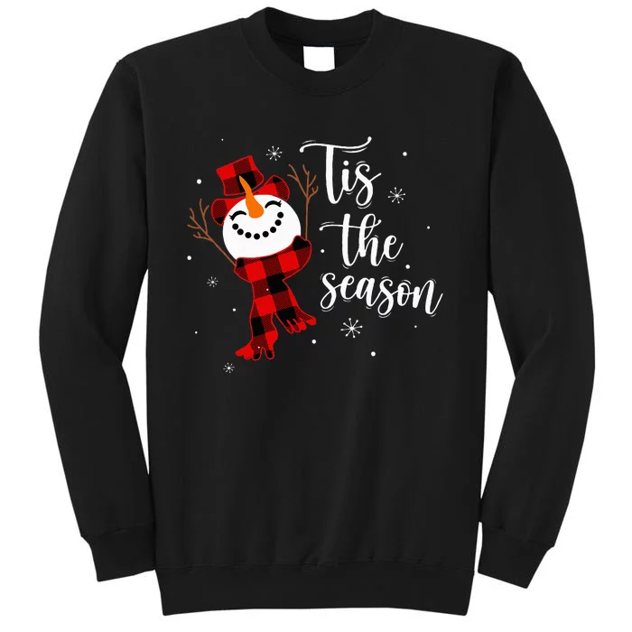 Merry Christmas Outfit Tis the Season Christmas Tall Sweatshirt