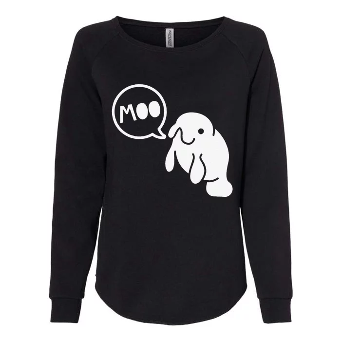 Manatee Cows of the Sea Funny Marine Biology Womens California Wash Sweatshirt