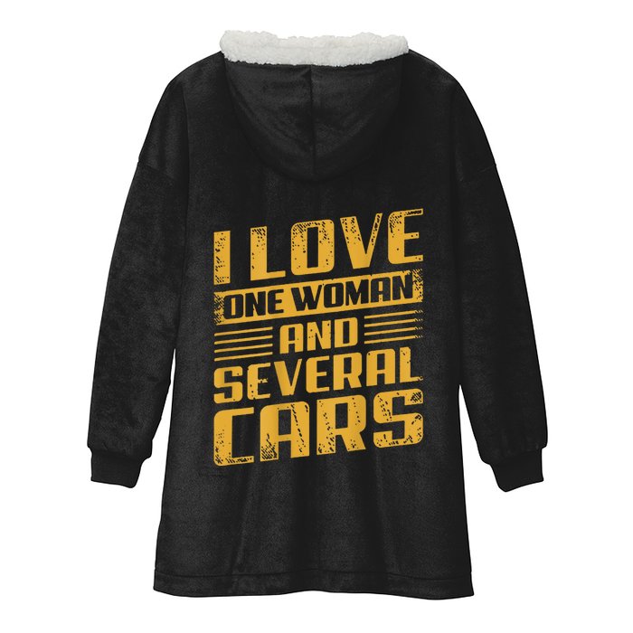 Mechanic Car (On Back) Front & Back Hooded Wearable Blanket