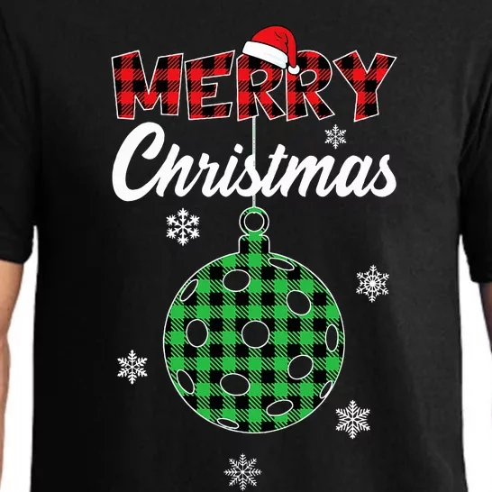 Merry Christmas Pickleball Pajama Set