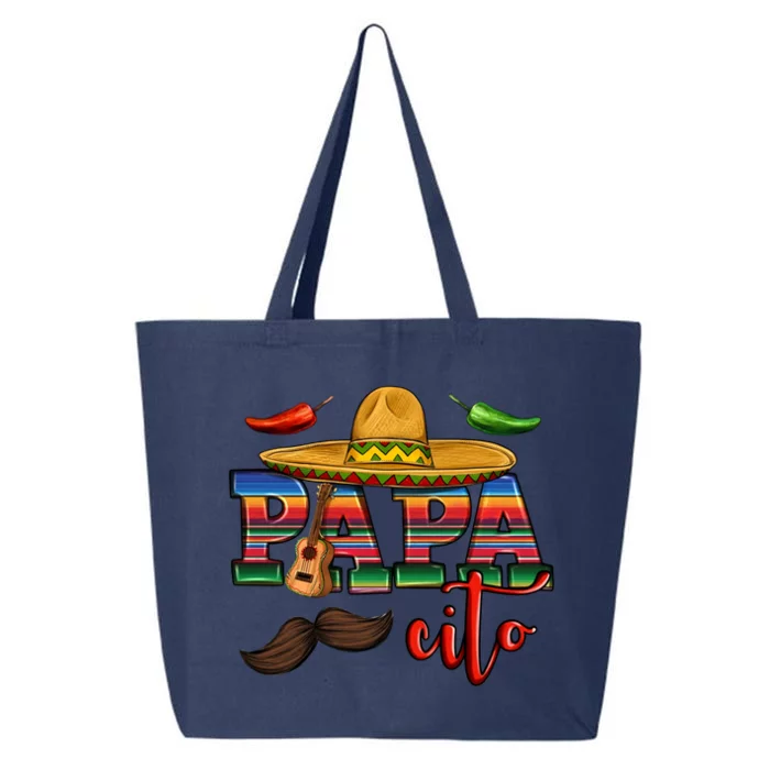 Mama Cita Papa Cito Mexican Papa Matching Cinco De Mayo Gift 25L Jumbo Tote