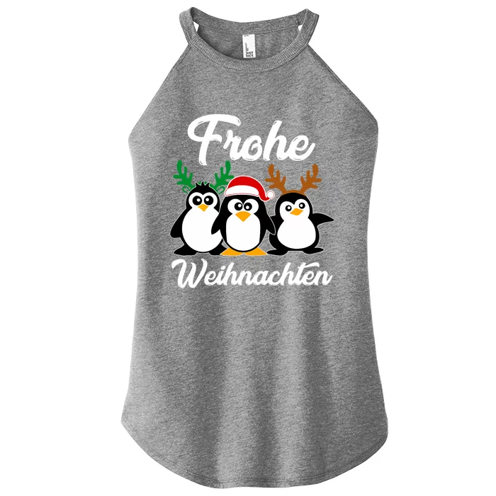 Merry Christmas Penguin Christmas Funny Clothing Animal Women’s Perfect Tri Rocker Tank