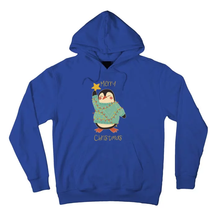 Merry Christmas Penguin Gift Tall Hoodie