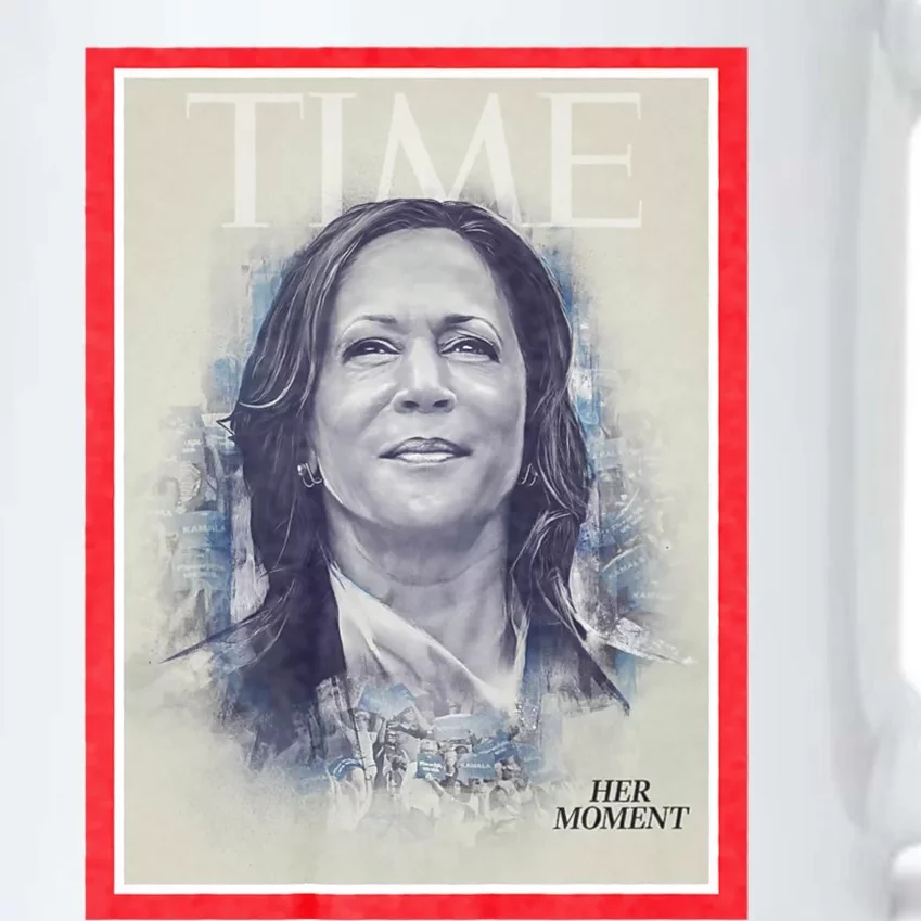 Magazine Cover President Kamala Harris Time Cover Campaign Supporters 2024 Black Color Changing Mug