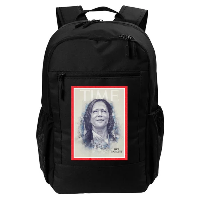 Magazine Cover President Kamala Harris Time Cover Campaign Supporters 2024 Daily Commute Backpack