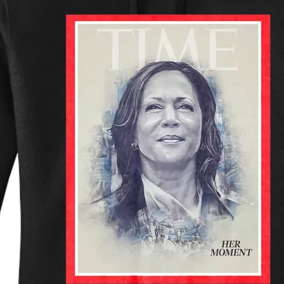 Magazine Cover President Kamala Harris Time Cover Campaign Supporters 2024 Women's Pullover Hoodie