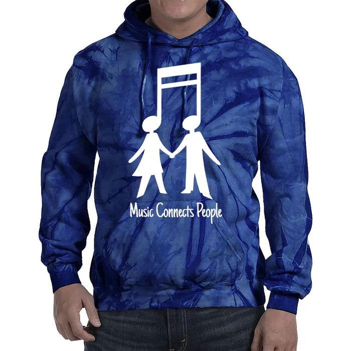 Music Connect People Cute Gift Tie Dye Hoodie