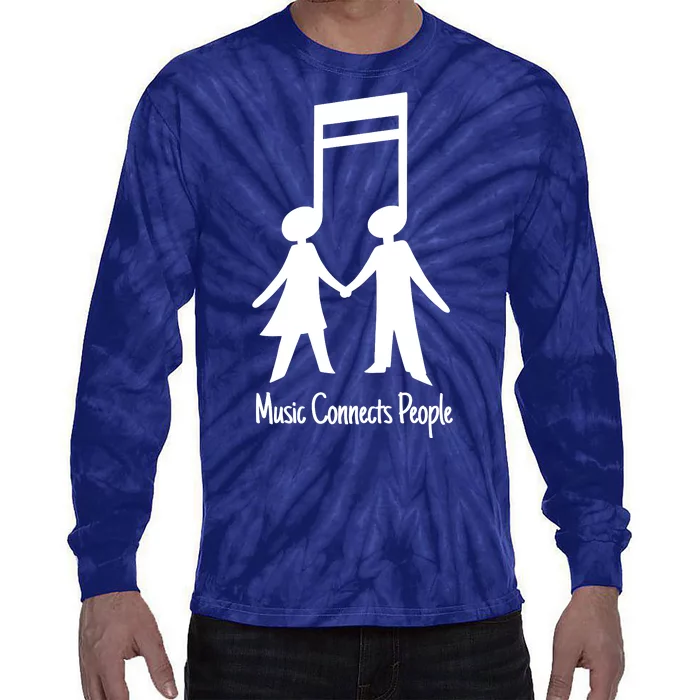 Music Connect People Cute Gift Tie-Dye Long Sleeve Shirt