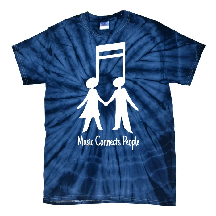 Music Connect People Cute Gift Tie-Dye T-Shirt