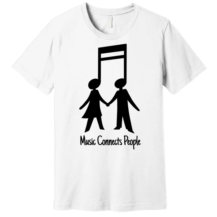 Music Connect People Cute Gift Premium T-Shirt