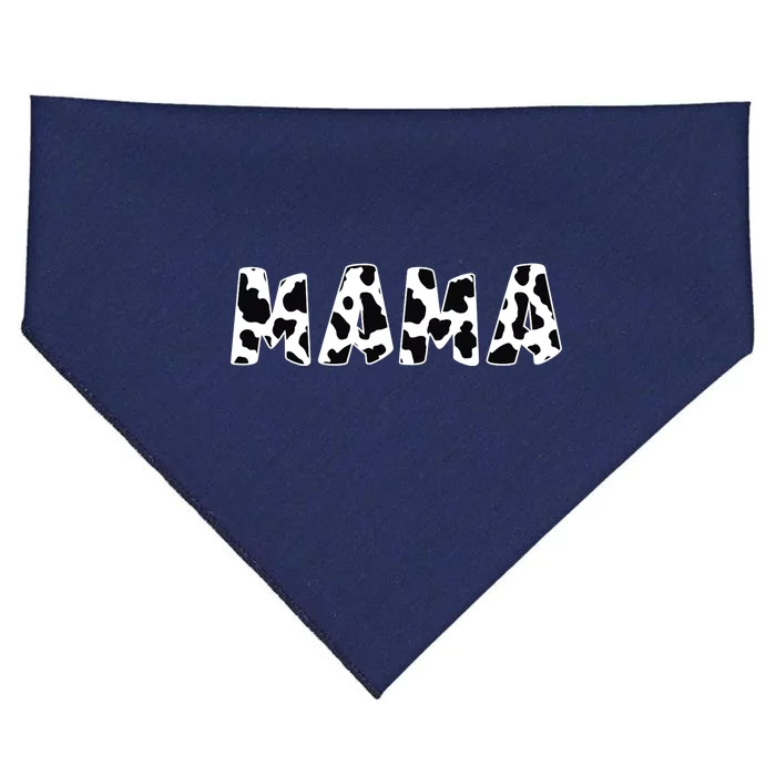 Mama Cow Print Cow Pattern Mother's Day USA-Made Doggie Bandana