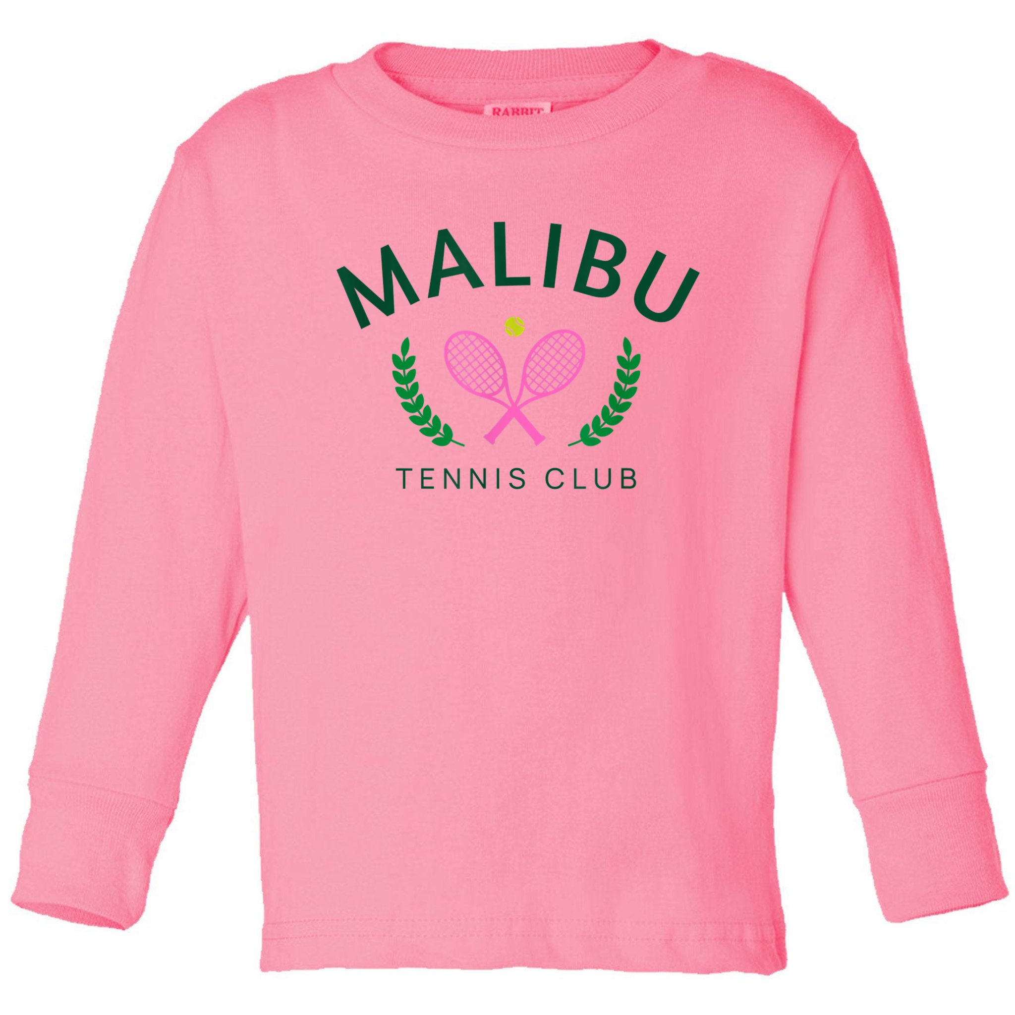 Malibu Tennis Club Pink Preppy Aesthetic T-Shirt – The Preppy Place