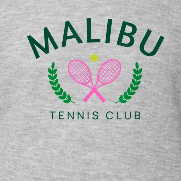 Malibu California Preppy Tennis Club Toddler Sweatshirt