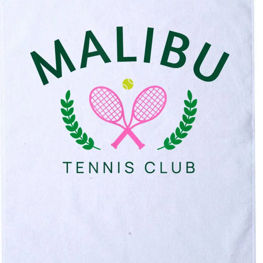 Malibu California Preppy Tennis Club Platinum Collection Golf Towel