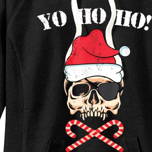 Merry Christmas Pirates Life - Funny Christmas Yo Ho Ho Women's Fleece Hoodie