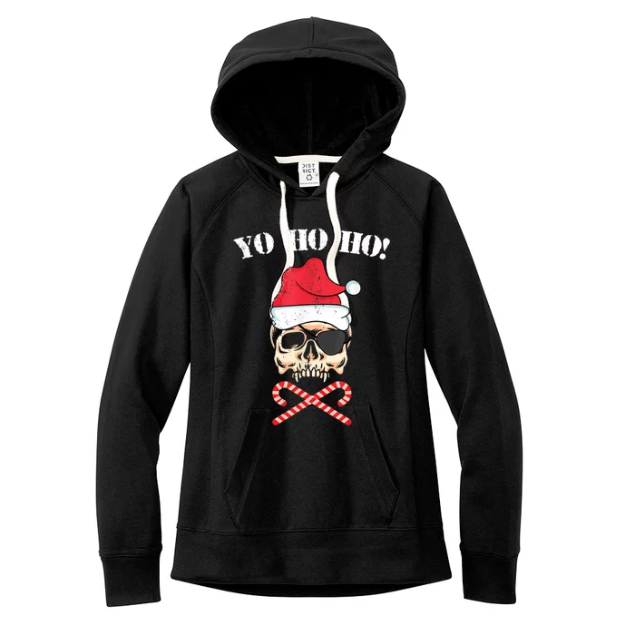 Merry Christmas Pirates Life - Funny Christmas Yo Ho Ho Women's Fleece Hoodie