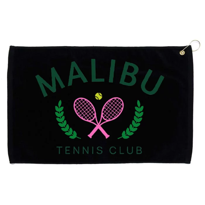 Malibu California Preppy Tennis Club Grommeted Golf Towel