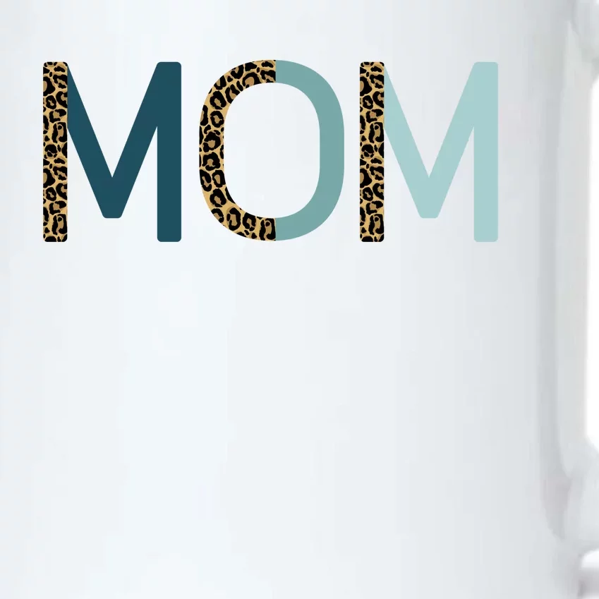 Mom Cheetah Print Cute Mother's Day Gift Black Color Changing Mug