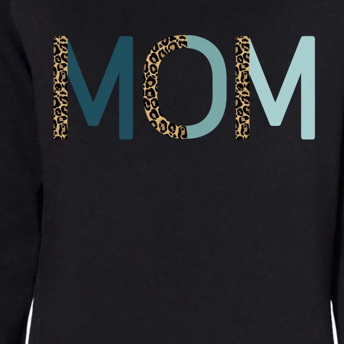 Mom Cheetah Print Cute Mother's Day Gift Womens California Wash Sweatshirt