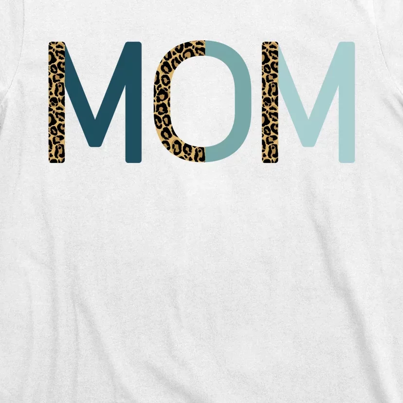 Mom Cheetah Print Cute Mother's Day Gift T-Shirt