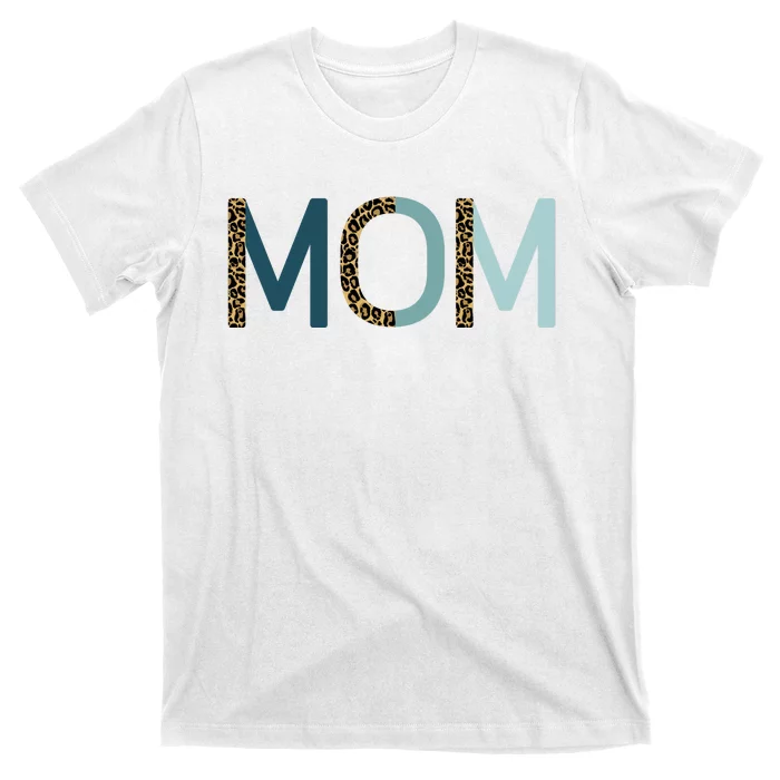 Mom Cheetah Print Cute Mother's Day Gift T-Shirt