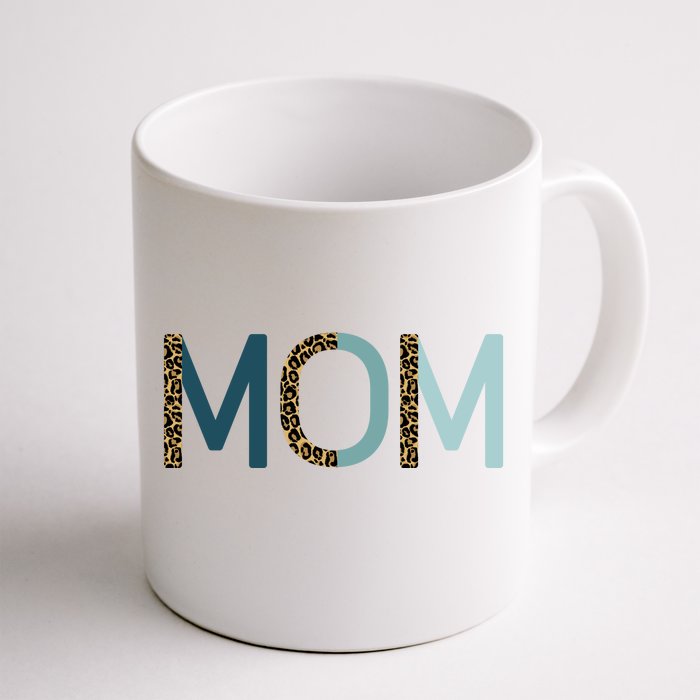 Mom Cheetah Print Cute Mother's Day Gift Front & Back Coffee Mug