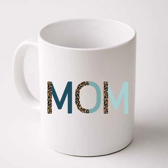 Mom Cheetah Print Cute Mother's Day Gift Front & Back Coffee Mug