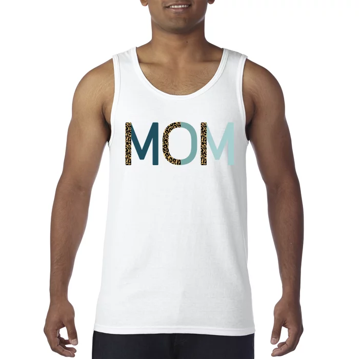 Mom Cheetah Print Cute Mother's Day Gift Tank Top