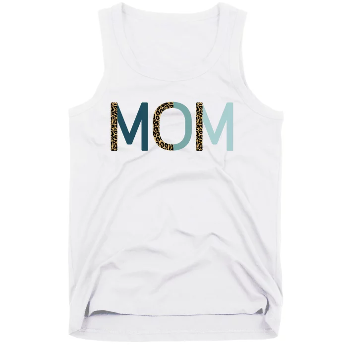 Mom Cheetah Print Cute Mother's Day Gift Tank Top