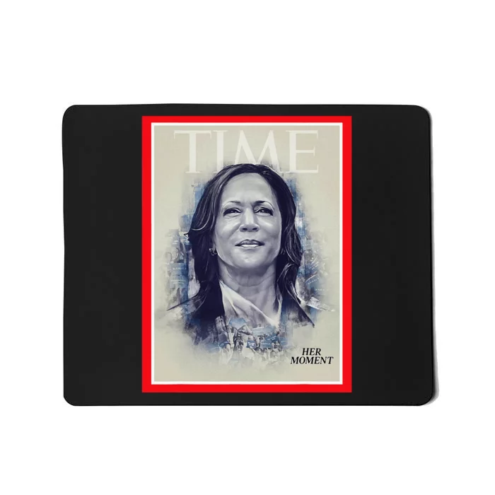 Magazine Cover President Kamala Harris Time Cover Campaign Mousepad