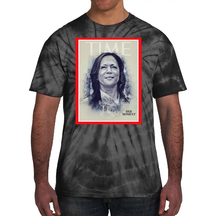 Magazine Cover President Kamala Harris Time Cover Campaign Tie-Dye T-Shirt