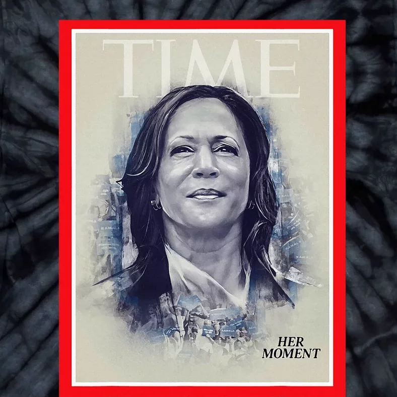 Magazine Cover President Kamala Harris Time Cover Campaign Tie-Dye T-Shirt