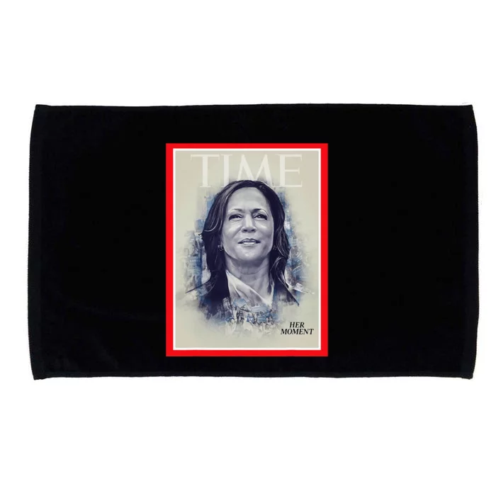 Magazine Cover President Kamala Harris Time Cover Campaign Microfiber Hand Towel