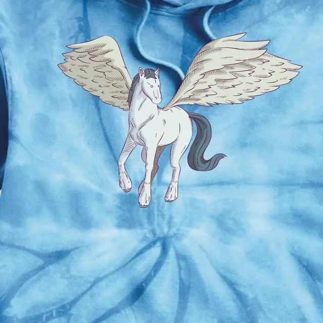 Mythical Creature Pegasus Tie Dye Hoodie