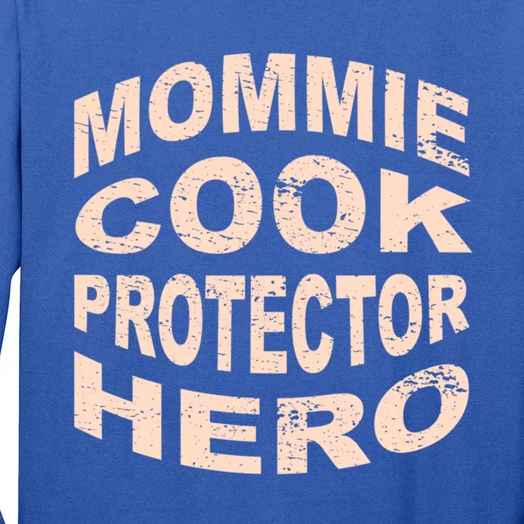 Mommie Cook Protector Hero Mom Profession Superhero Chef Gift Tall Long Sleeve T-Shirt