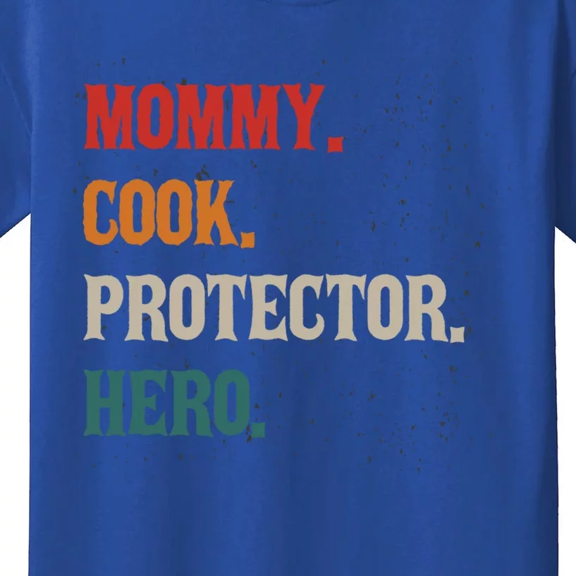 Mommy Cook Protector Hero Mom Mama Chef Cooker Profession Gift Kids T-Shirt