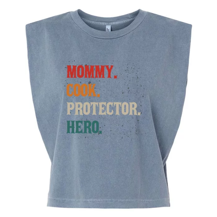 Mommy Cook Protector Hero Mom Mama Chef Cooker Profession Gift Garment-Dyed Women's Muscle Tee