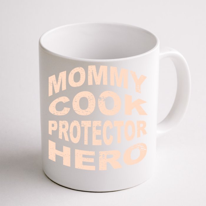 Mommy Cook Protector Hero Mom Profession Superhero Chef Cute Gift Front & Back Coffee Mug