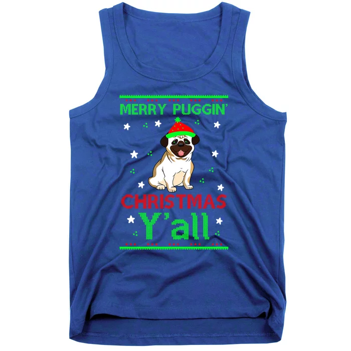 Merry Christmas Pug Gift Tank Top