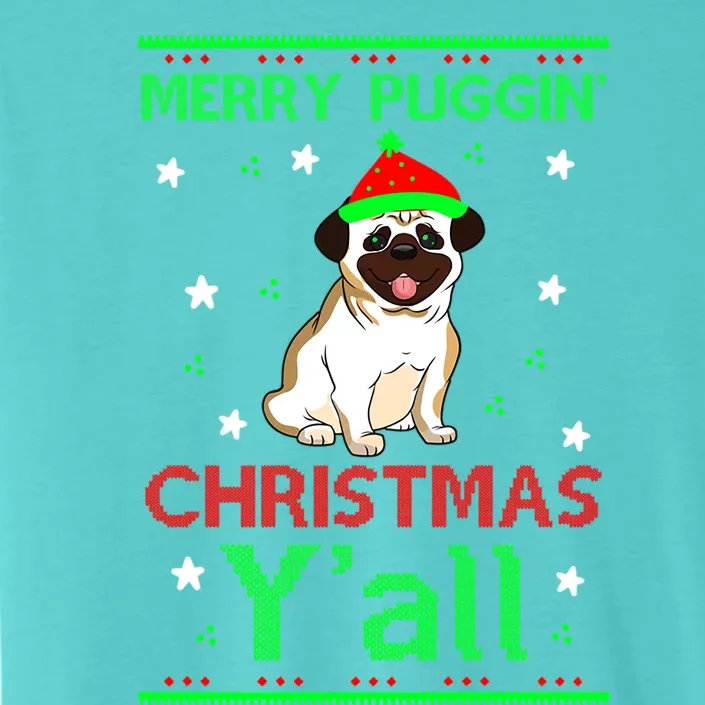 Merry Christmas Pug Gift ChromaSoft Performance T-Shirt