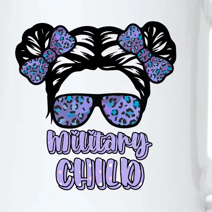 Military Child Purple Up Month Of Military Child Awareness Black Color Changing Mug