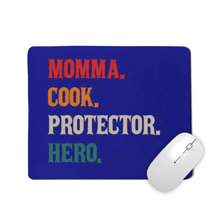 Momma Cook Protector Hero Mom Mama Chef Cooker Profession Great Gift Mousepad