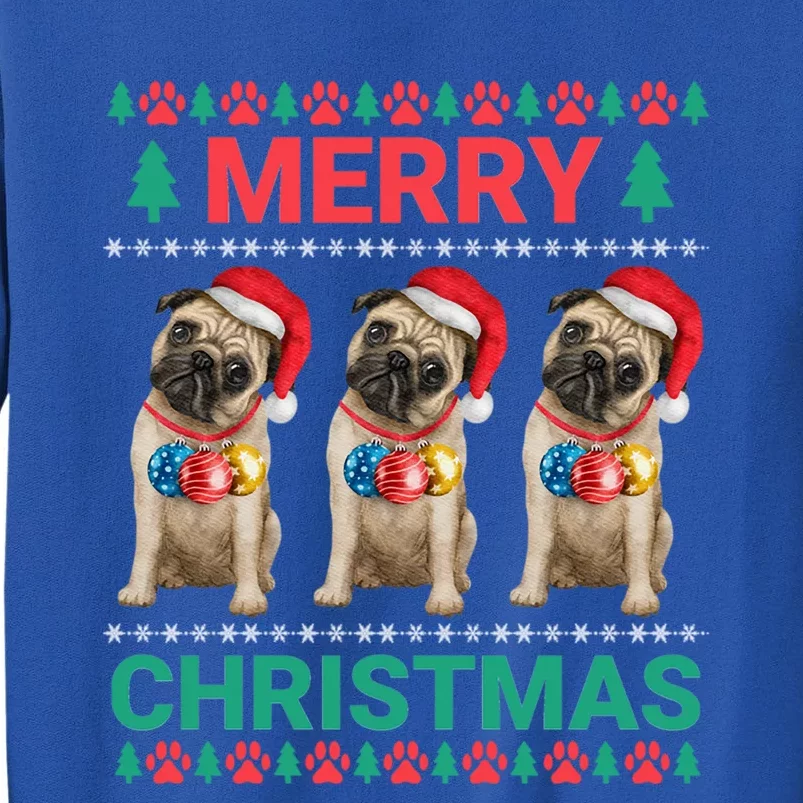 Merry Christmas Pug Puppy Cute Xmas Pug Lover Funny Gift Sweatshirt