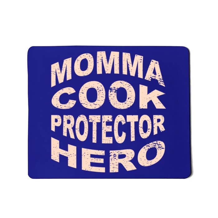 Momma Cook Protector Hero Mom Profession Superhero Chef Gift Mousepad