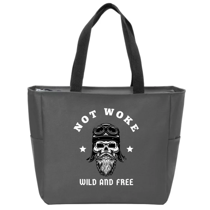 MAGA Conservative Patriot Anti Woke Zip Tote Bag