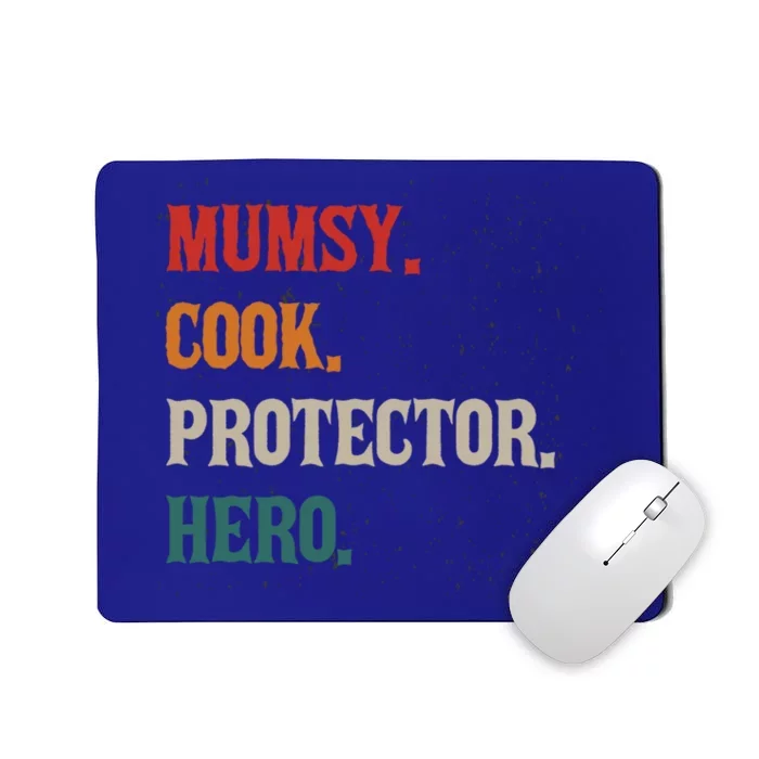 Mumsy Cook Protector Hero Mom Mama Chef Cooker Profession Gift Mousepad