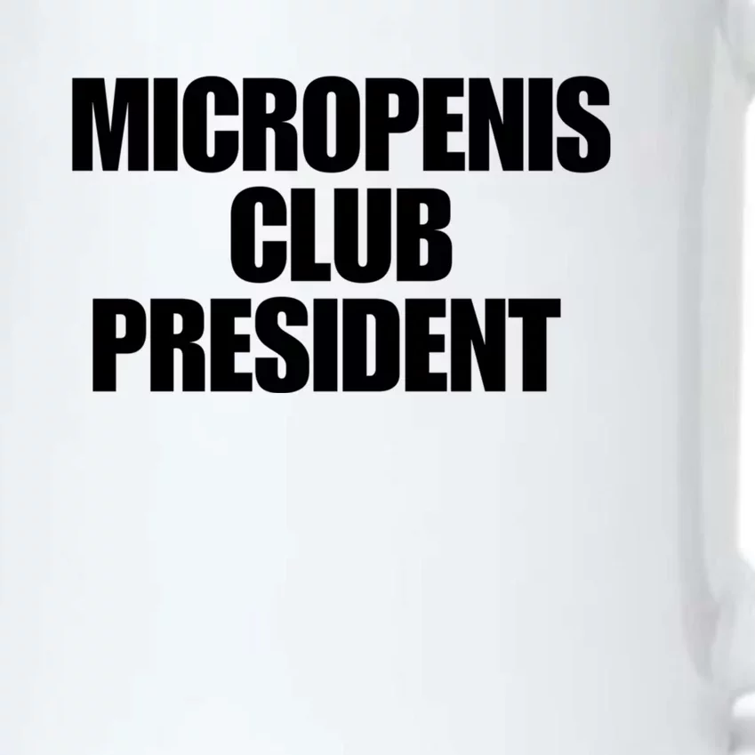 Micropenis Club President Funny Meme Sarcastic Stupid Cringe Black Color Changing Mug