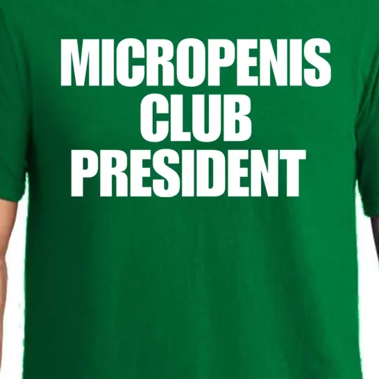 Micropenis Club President Funny Meme Sarcastic Stupid Cringe Pajama Set