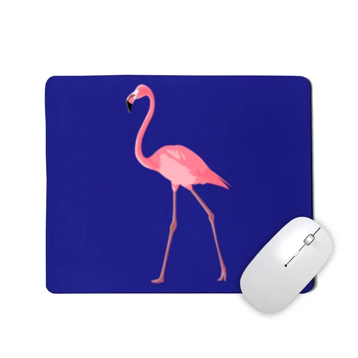 Merry Christmas Pink Santa Flamingo Cute Gift Mousepad