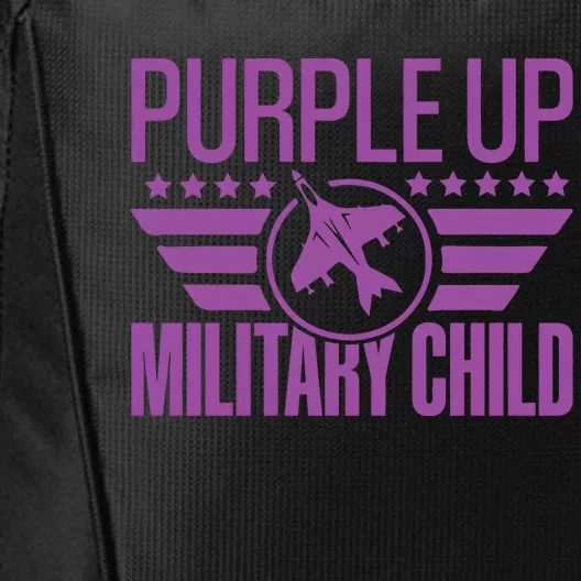 Military Child Purple Up City Backpack